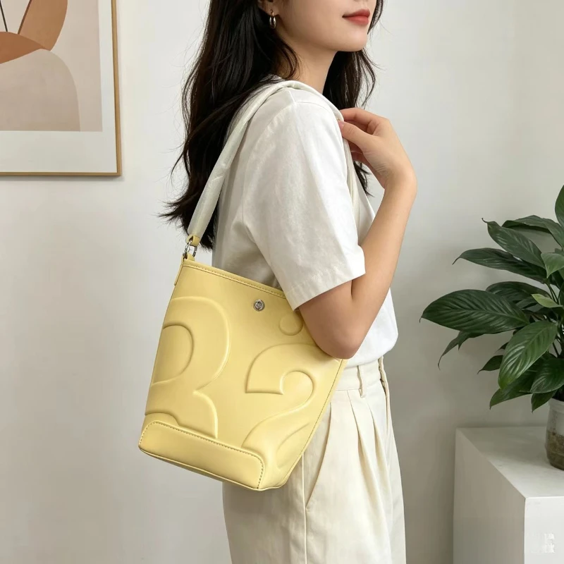 Casual Monogram Hobo Bag Ladies Underarm Bag Crossbody Commuter Travel Handbag