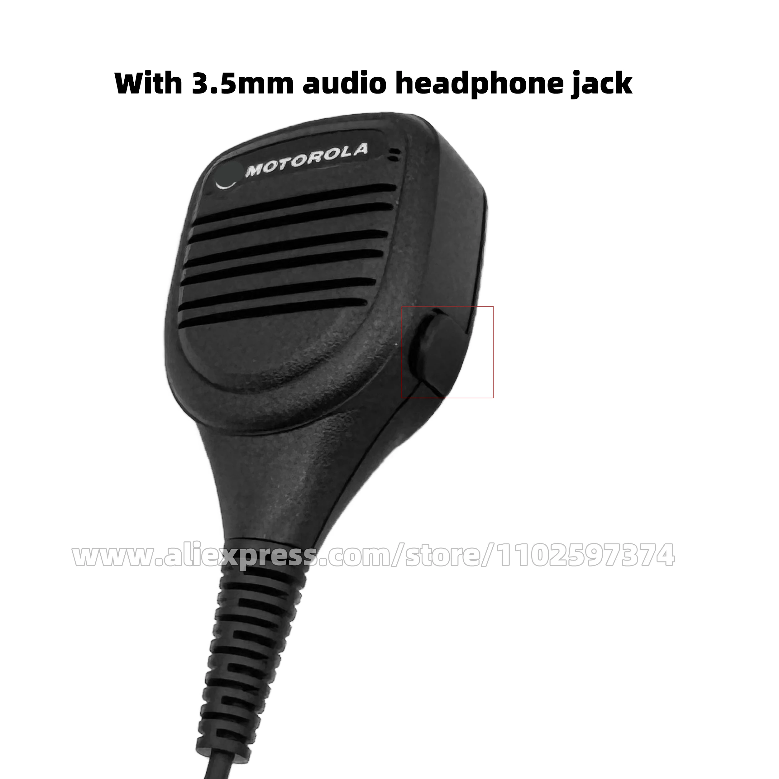 PMMN4021A 4013A Speaker Mic Microphone for Motorola GP328 GP338 GP340 Two Way Radios GP339 GP360 GP380 GP640 GP650 GP680