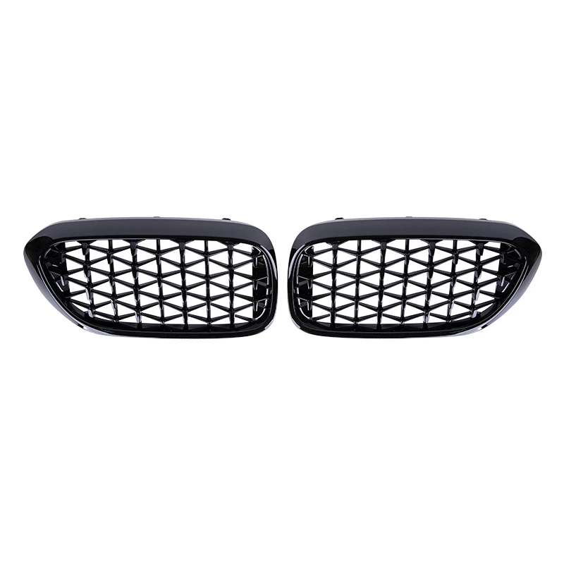 

Hot Sale Diamond Grille Full Black for 5 Series G30 G38 2018-2020 Front Bumper Grille