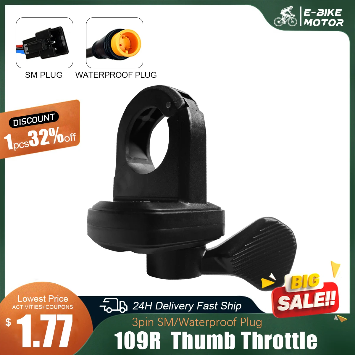 Ebike Thumb Throttl… - image