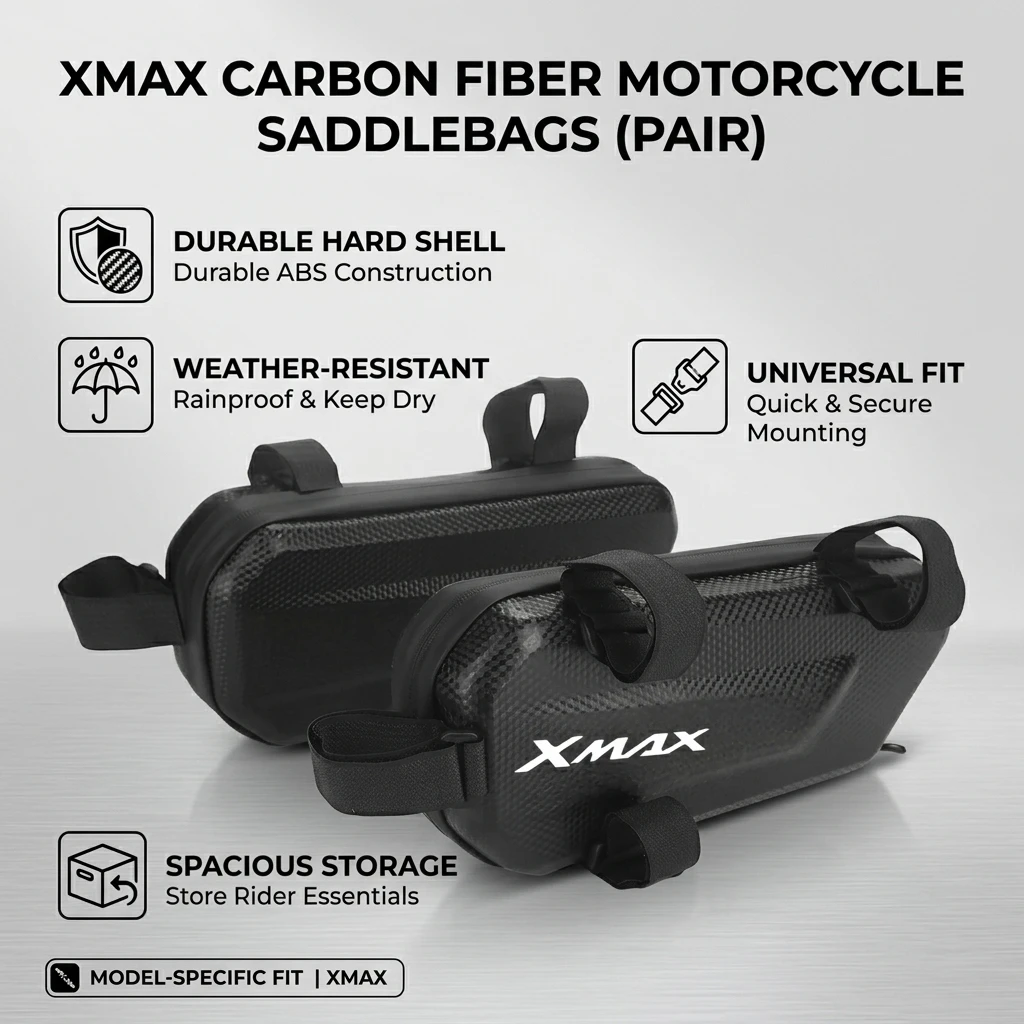 Motorcycle Gear Logo - 360° Waterproof Protection Hard Shell 3L