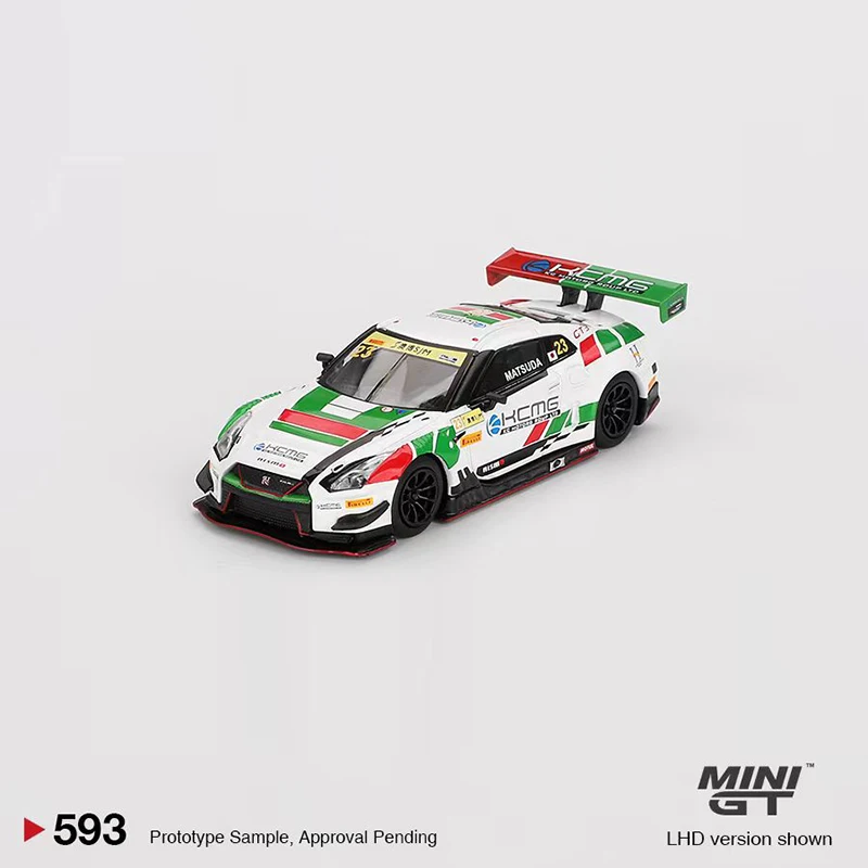 MINIGT 1:64 Model Car GT-R NISMO GT3 #23 KCMG 2018 FIA GT World Cup Macau Alloy Die-Cast Sport Vehicle #593