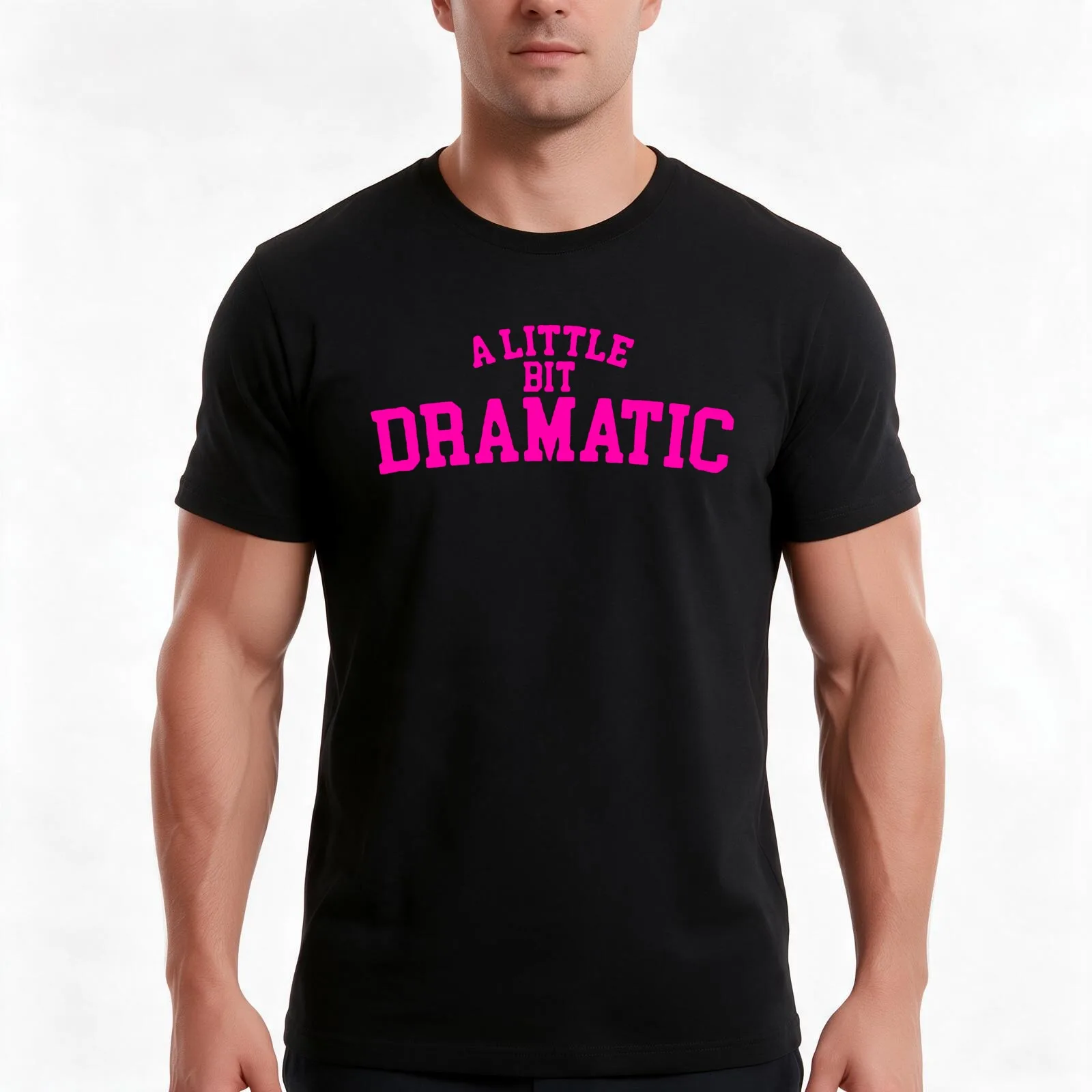 A Little Bit Dramatic - Mean Girls T-Shirt, Summer Casual Cotton Tee, Oversized Streetwear Tops, Vintage Graphic Print
