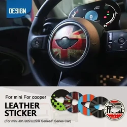 Steering Wheel Stickers For Mini cooper Accessories For R50 R52 R53 R55 R56 R60 R61 F54 F55 F56 F60 J01 U25 Dedicated CarSticker