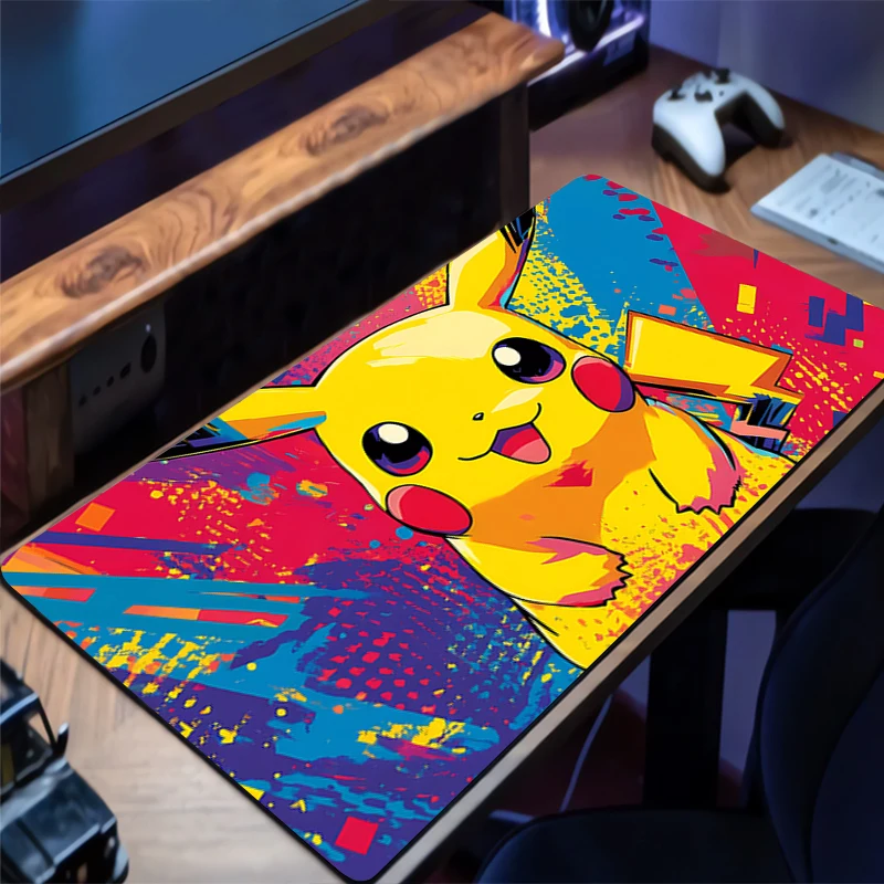 Mouse pad portátil antiderrapante esports escritório portátil p-pokemons p-pikachus & g-gengar tapete de mesa jogador de jogo mousepad pc teclado