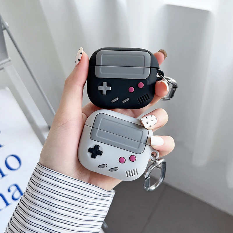 New Case For Airpods Pro 2 3D Gamepad Gameboy Earphone Accessories Soft Protector Case Cover For Airpods 1/2/3 image 2