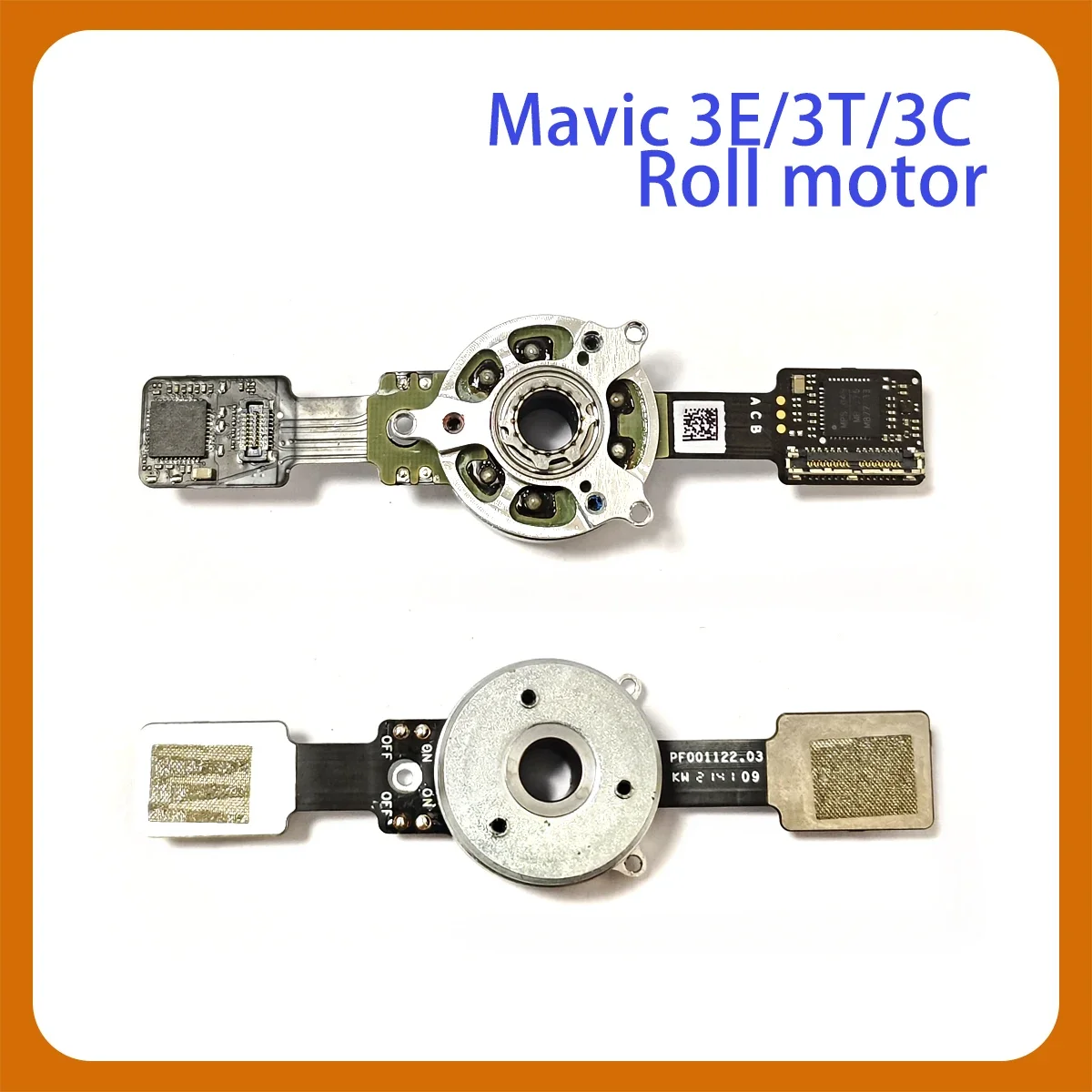 محرك انحراف للتصوير الحراري المتقدم من صناعة Mavic 3t 3e 3c، محرك yaw، غير متوافق مع Mavic 3، مناسب لسير الصناعة