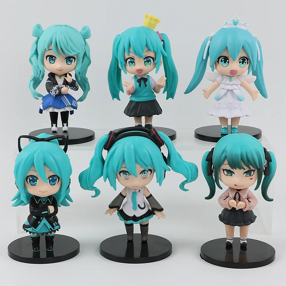 

Новая серия Q-версий Hatsune Miku Cinnamoroll Piapro первого поколения: коллекционная игрушка-сюрприз для детей, подарок на день рождения