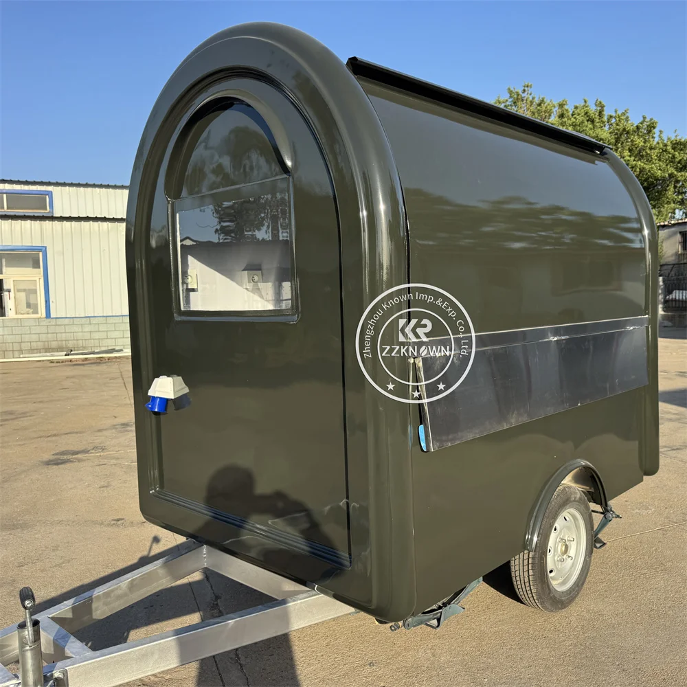 

Mobile Ice Cream Cart Popcorn Food Trailer Street Chicken Frying Ice Cream Hot Dog Trailer Concession Catering Food Truck For Sa