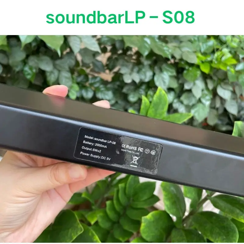 New Soundbar LP-S08 Bluetooth 3D Surround Soundbar Sound System Fast Shipping