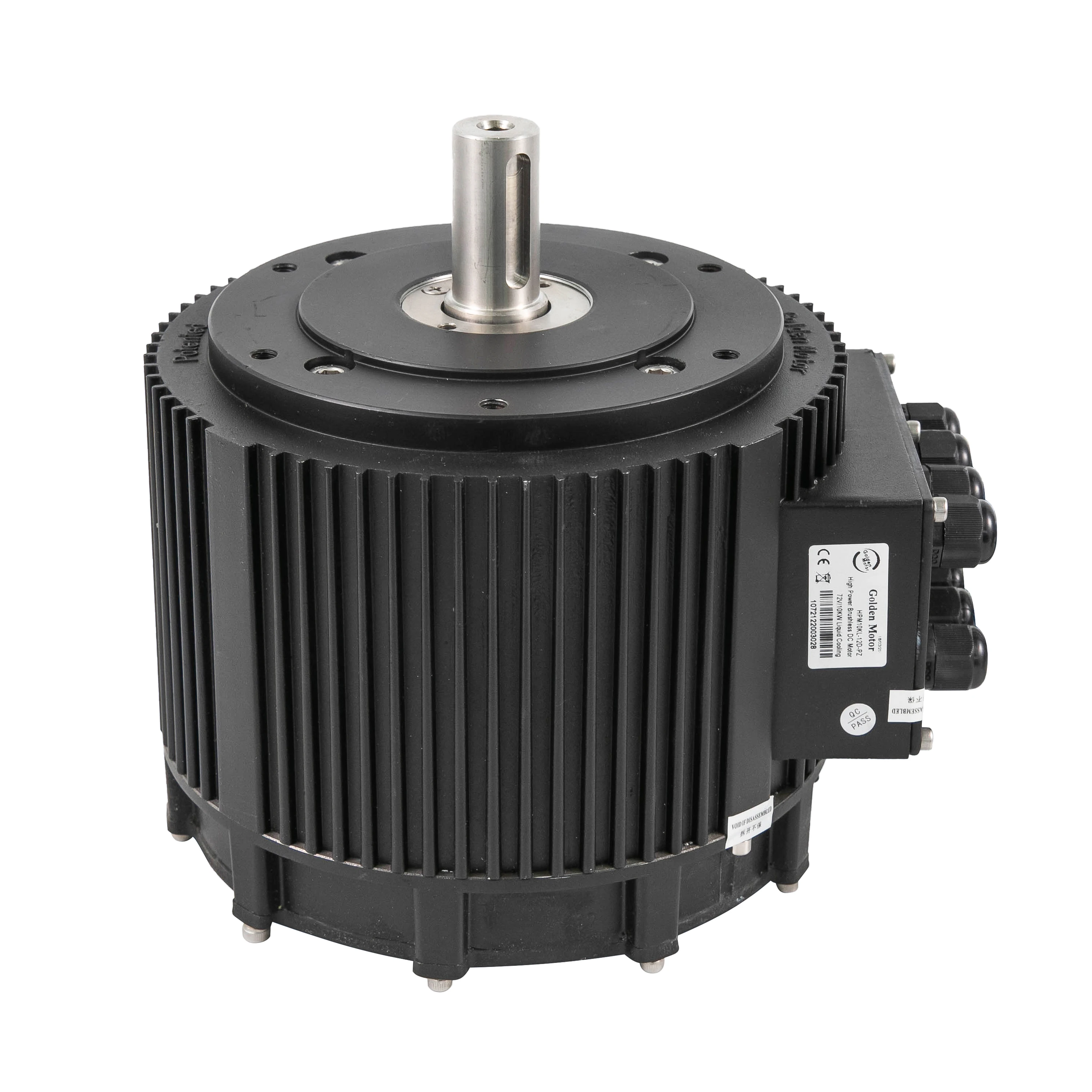 Golden Motor BLDC PMSM 10KW Electric Car & Bicycle Motor Kit 48V/72V IP65 Protection