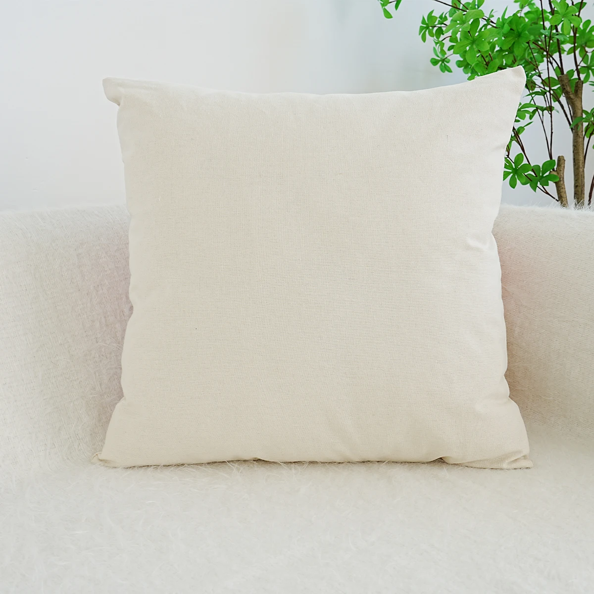 1pc Colorful Flower Exquisite Embroidery Cushion Throw Pillow Cover Without Insert, For Home Decor