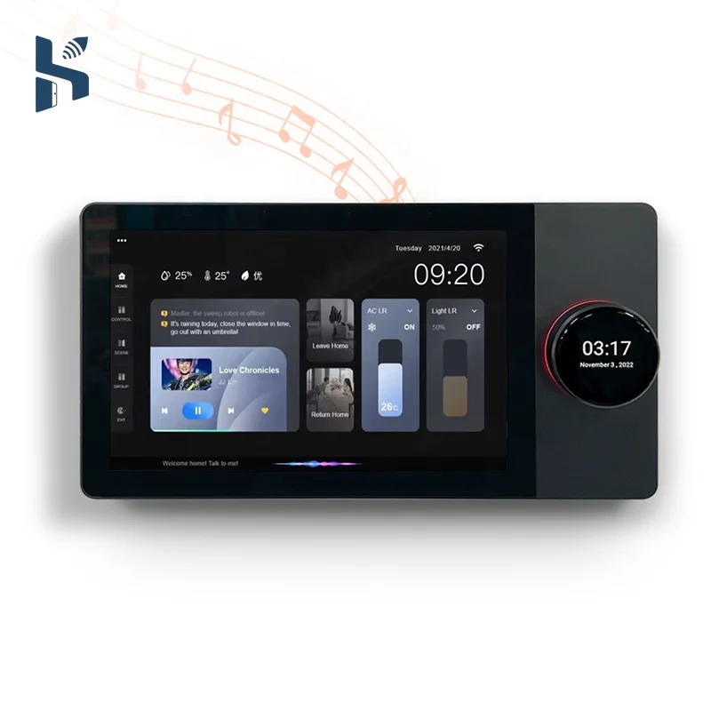 Tuya Smart Control Panel 7-inch Multi Functional Central Control Screen ZigBee Hub Gateway BLE Mesh Music Host
