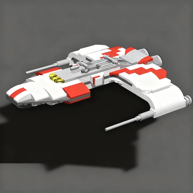 212pcs MOC Star Battle Ultimate Collector Series Marauder-class Assault Corvette UCS Venator Scale Model Building Blocks Display
