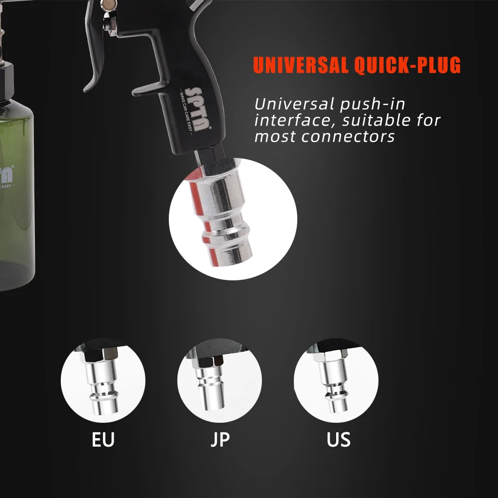 Spta Auto Innen reinigungs pistole Luftblas beschichtung spray mit Flasche Multifunktion werkzeug für die automatische Detail lierung