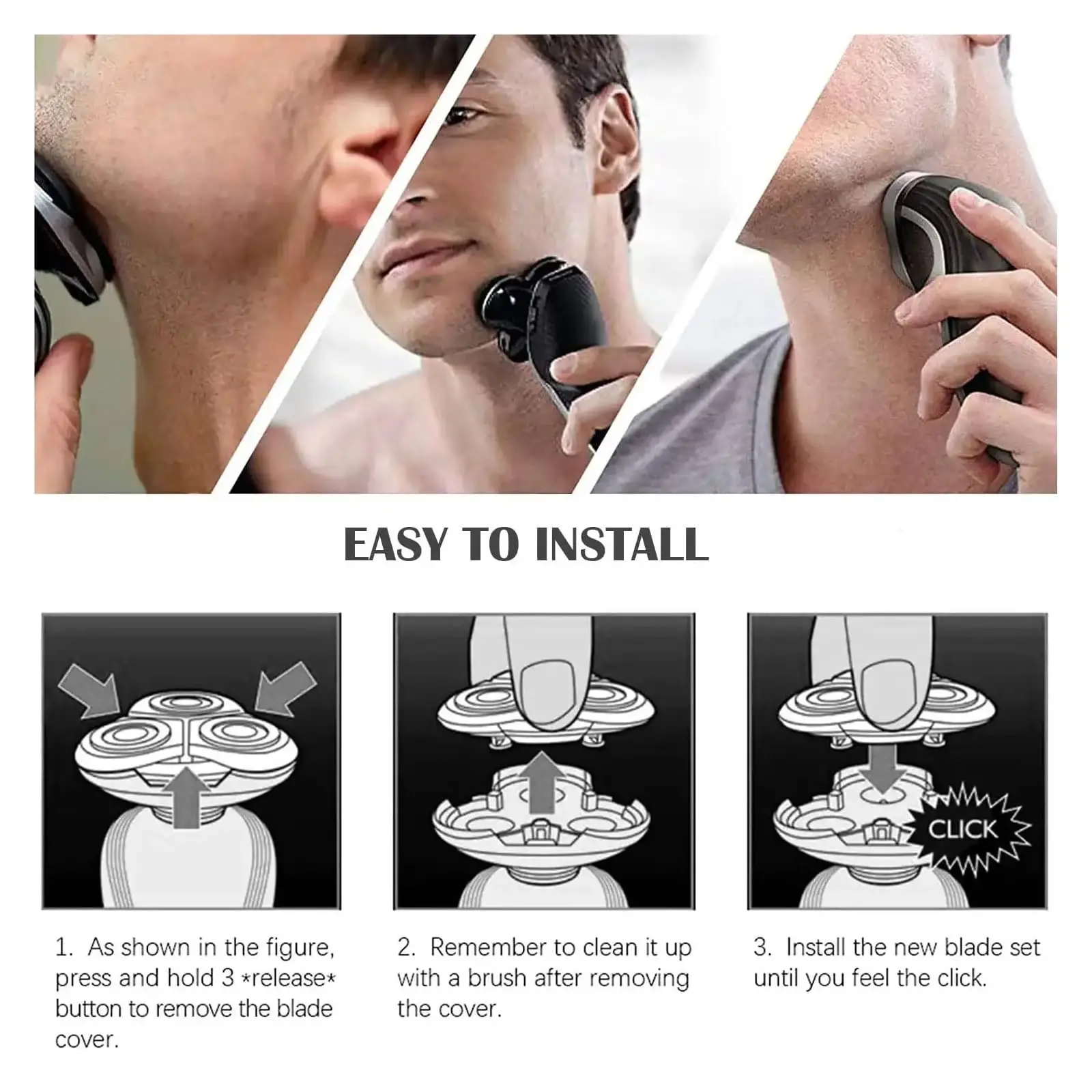 Сменное лезвие бритвенной головки RQ11 для Philips RQ1131 RQ1141 RQ1145 RQ1150 RQ1151 RQ1155 RQ1160 RQ1185 RQ1187 RQ1195 Лезвие бритвы