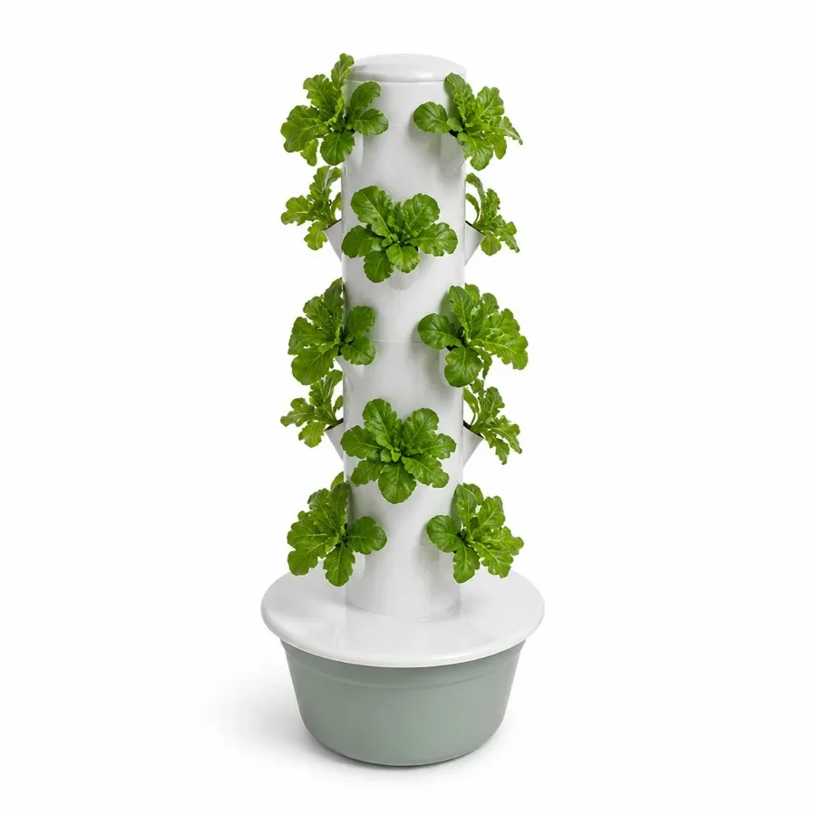 Vertical Hydroponic Tower Intelligent Vegetable Planter Vegetable Planting Column Soilless Cultivation Equipment 5Layer
