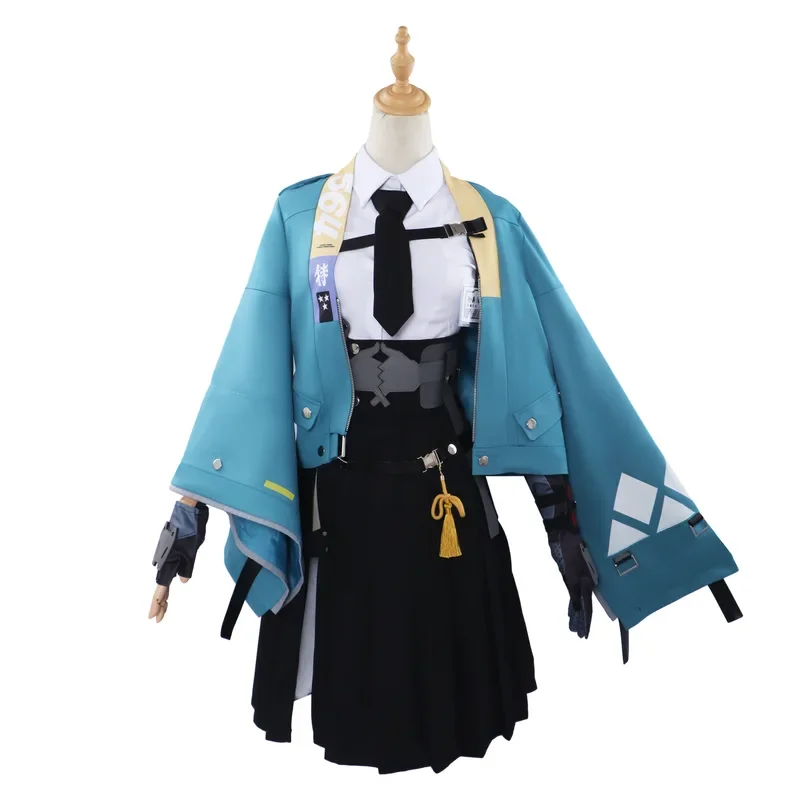 Zenless Zone Zero Hoshimi Miyabi Cosplay Costume Anime Zona di gioco Zero Sezione 6 Parrucca Bella gonna uniforme Donna Abito Kawaii