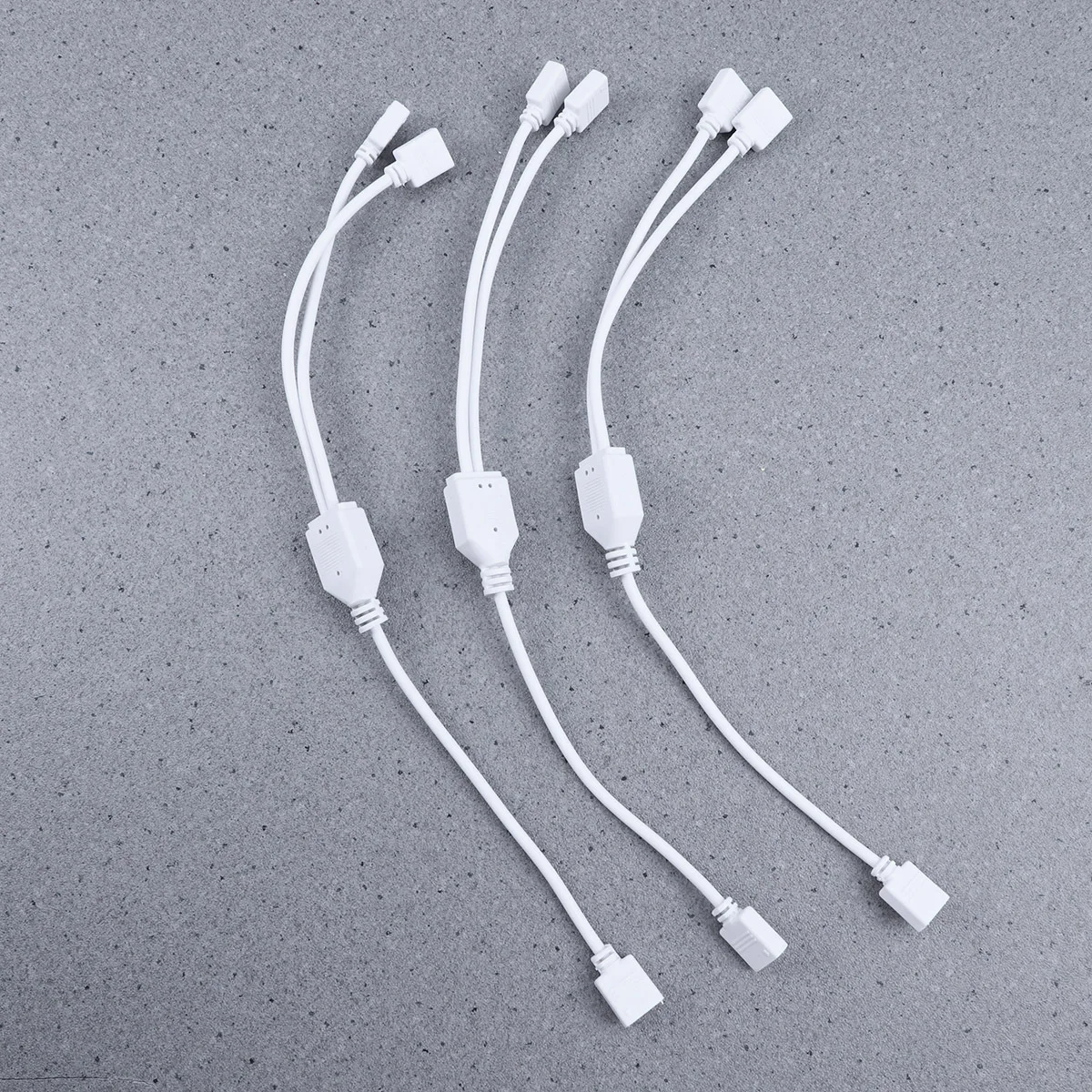 

3Pcs LED Strip Extension Cable Rgb 1 Into 2 Way Connector with 9Pin Header Kit No Tools Needed for Home Decoration Illumination