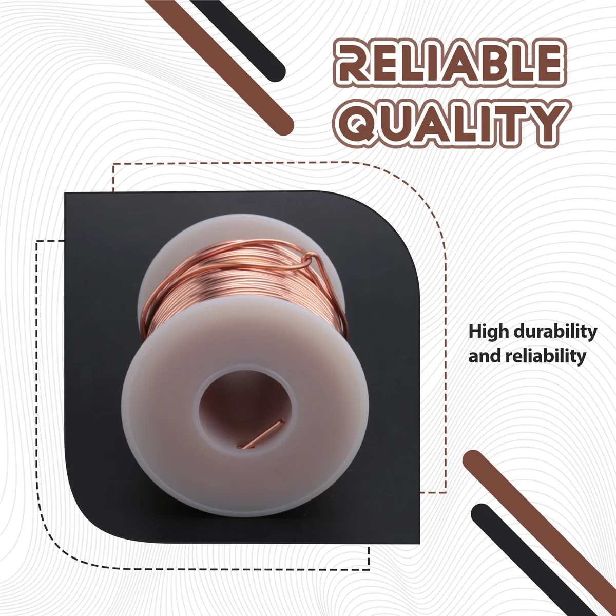 ลวดทองแดงร้อน, ลวดทองแดงบริสุทธิ์นุ่ม 99.9% สําหรับทําสวน, การเพาะเลี้ยงไฟฟ้า, เส้นผ่านศูนย์กลาง 16 เกจ 1.3 มม., 127 ฟุต, 1 ปอนด์