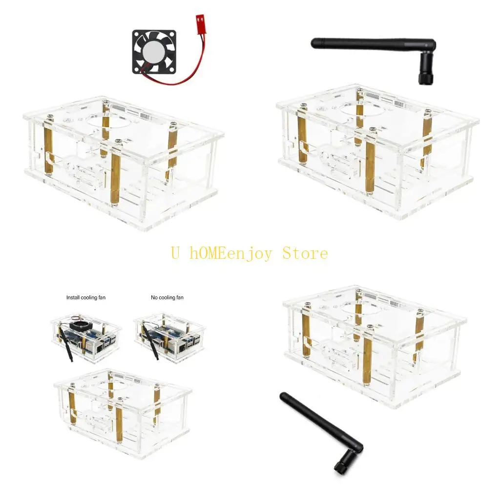 B0KF Transparently Housing Case for Orange 5 Efficient Cooling and Enhances