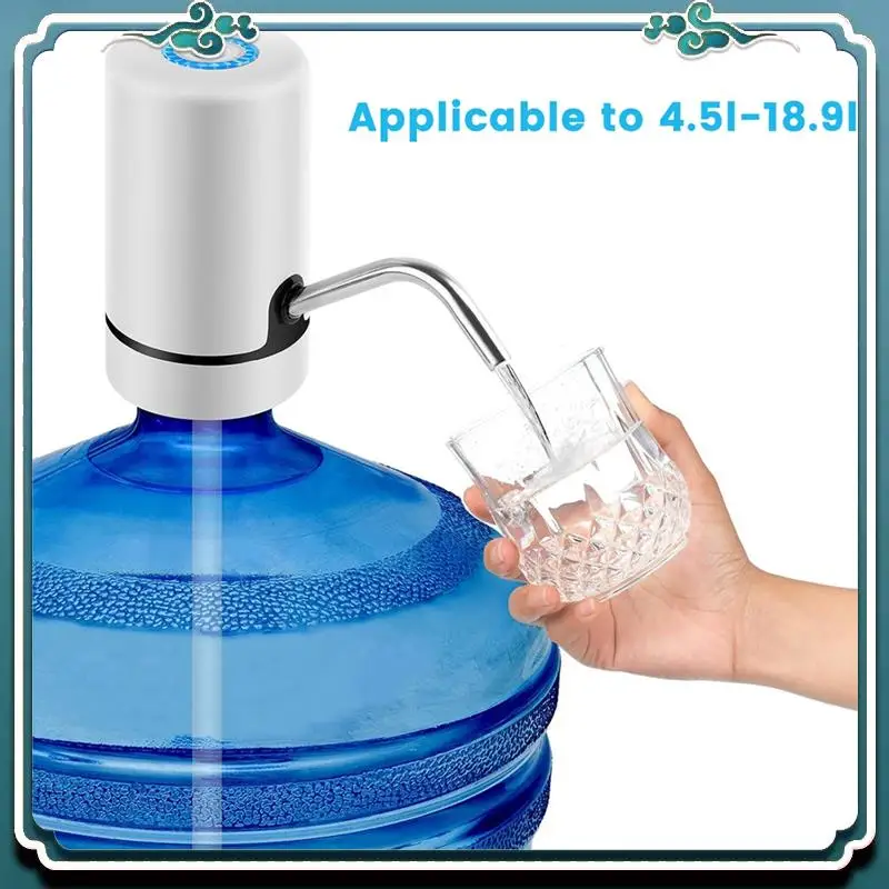 

Premium Water Bottle Pump,Dispenser Drinking Water Pump,Double Water Pump,Automatic Pump For Travel,Kitchen,Home,Office