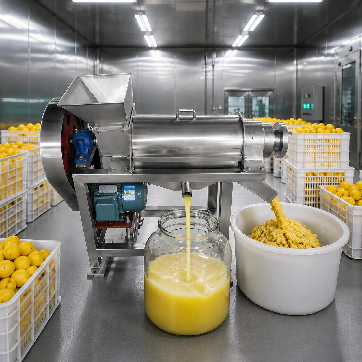 Industrial Commercial Fruit Vegetable Lemon Juicer Machine Stainless Steel Ginger Citrus Orange Juice Extractor