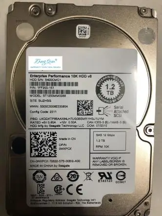 

For 0WXPCX 1.2TB 10K SAS 12G 2.5 inch R730 server