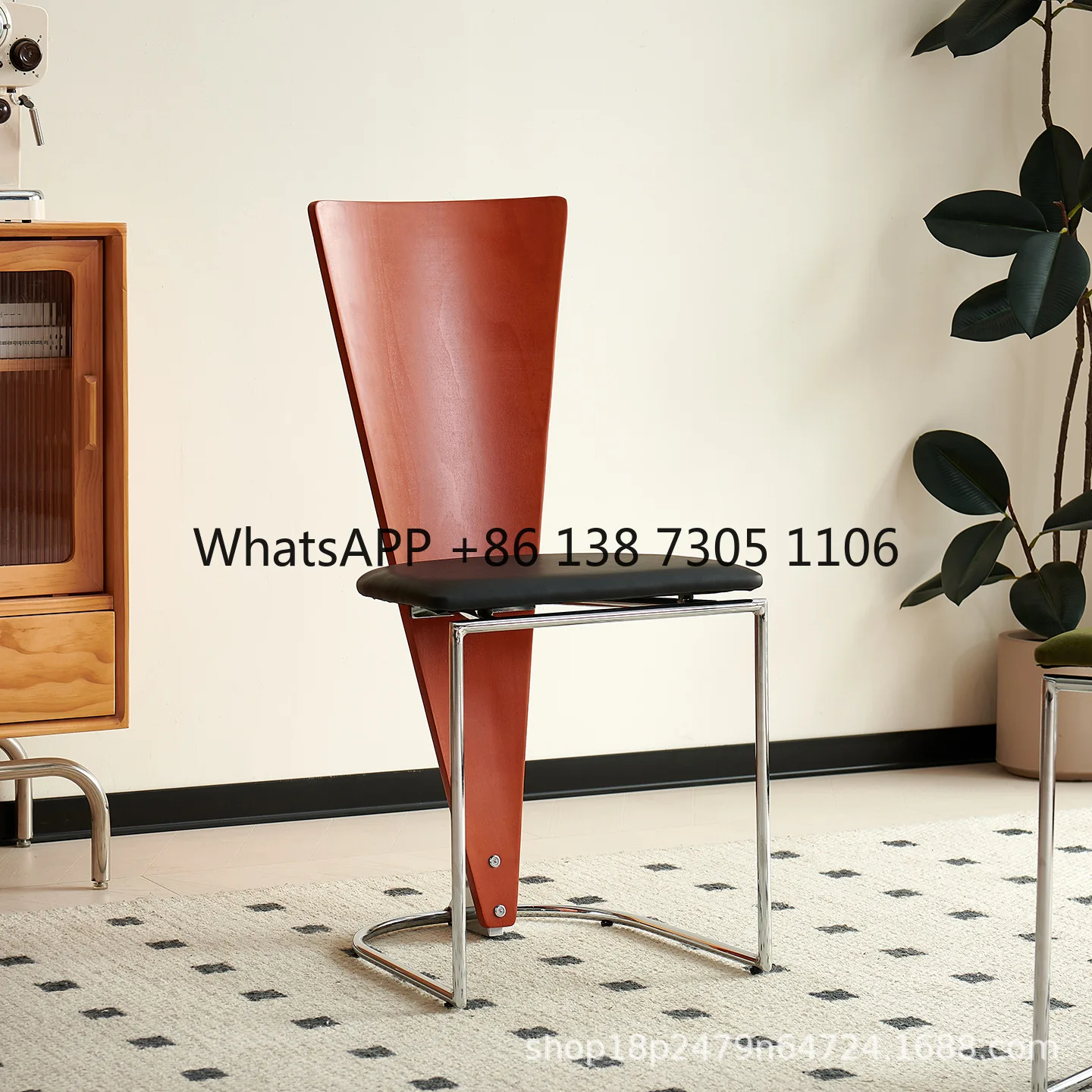 

Medieval solid wood dining chair home backrest dining table and chairs dessert shop cafe creative metal retro designer chair