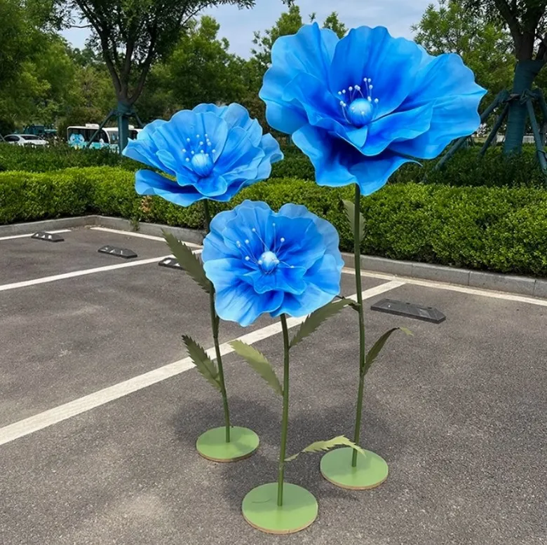 

New wedding simulation flower decoration wedding decoration stage props silk screen flower road guide