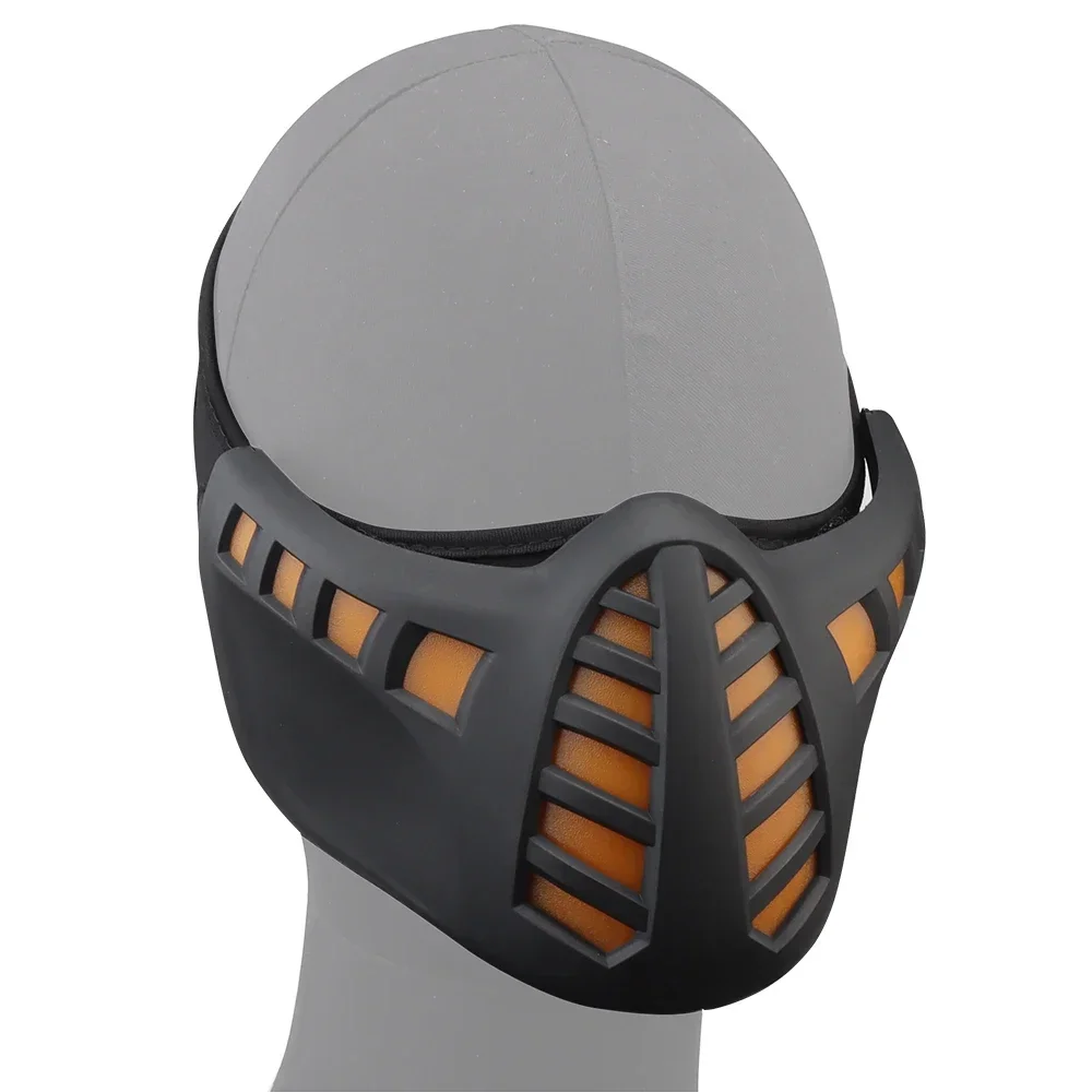 LED Mask Cyberpunk Airsoft Paintball CS Wargame Halloween Field Hunting Protective Shooting Masks