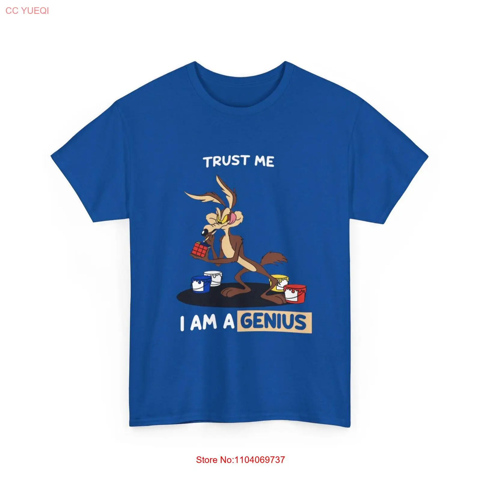 The Road Runner Show T-Shirt - Coyote Shirt - Trust Me I´M A Genius Tee