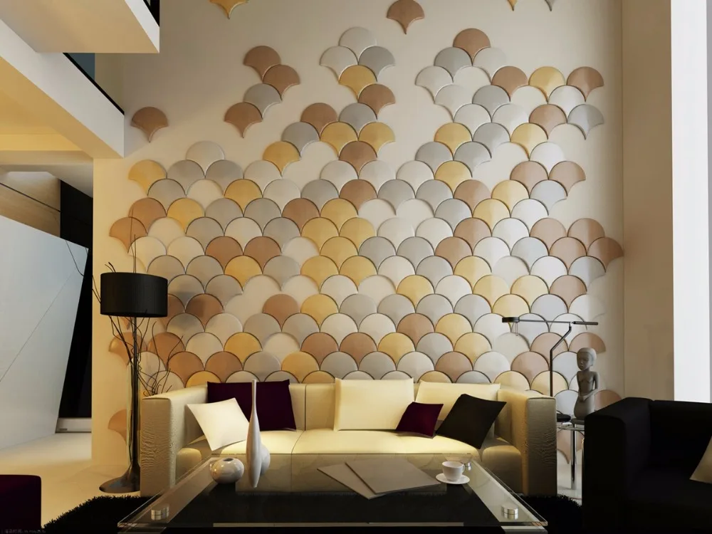 Interior wall decoration3D wallpapers home wallpaper 3D leather Wall Covering