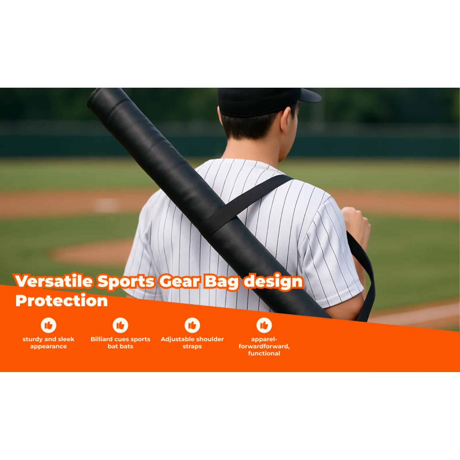 

4xSoftball Bats Cover Billiard Pool Cue Bag Cover Pouch Soft Cue Bag Adjustable