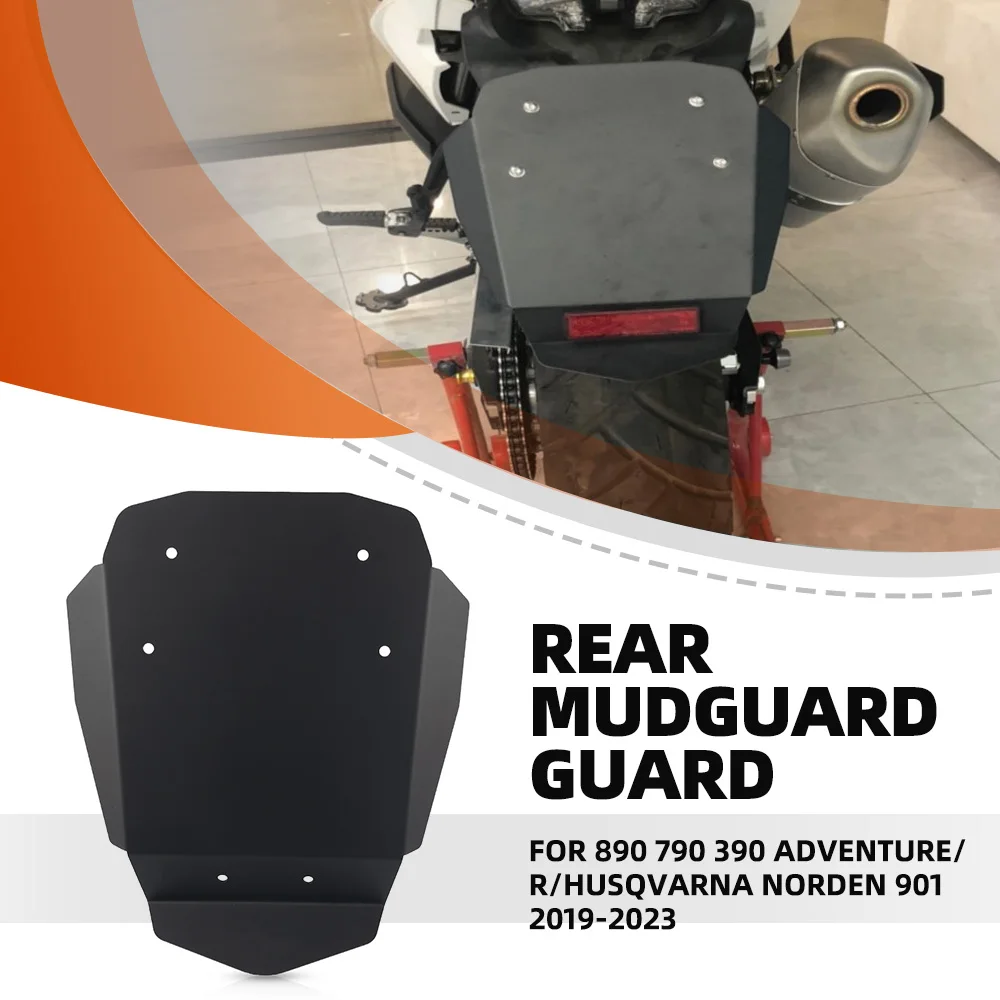 

Motorcycle Accessories Aluminum REAR SPLASH GUARD For 890 790 390 ADVENTURE/R/Husqvarna Norden 901 2019 2020 2021 2022 2023