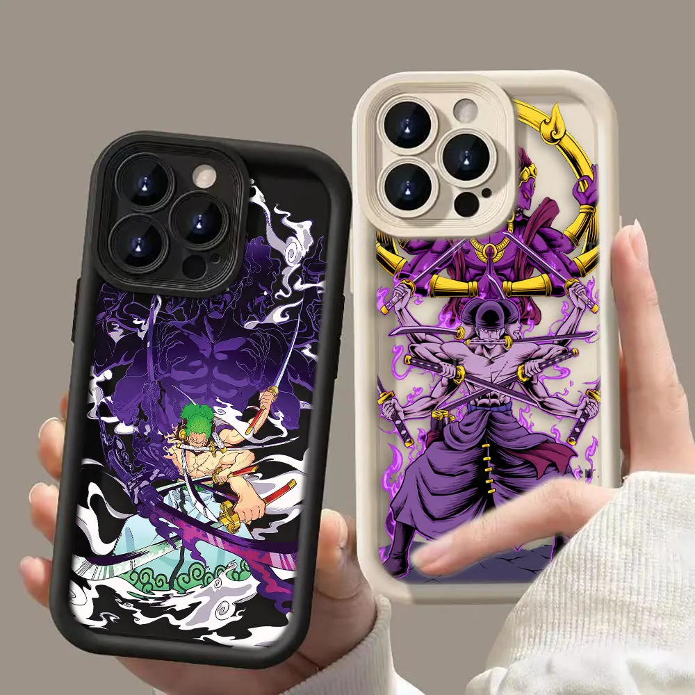 

One P-Piece GEAR 5 Zoro Luffy Phone Case For Xiaomi 15 15T 17 14 14T PRO MAX 8 11 12 12T 13 LITE 5GNE DIY Shell Shockproof Cover