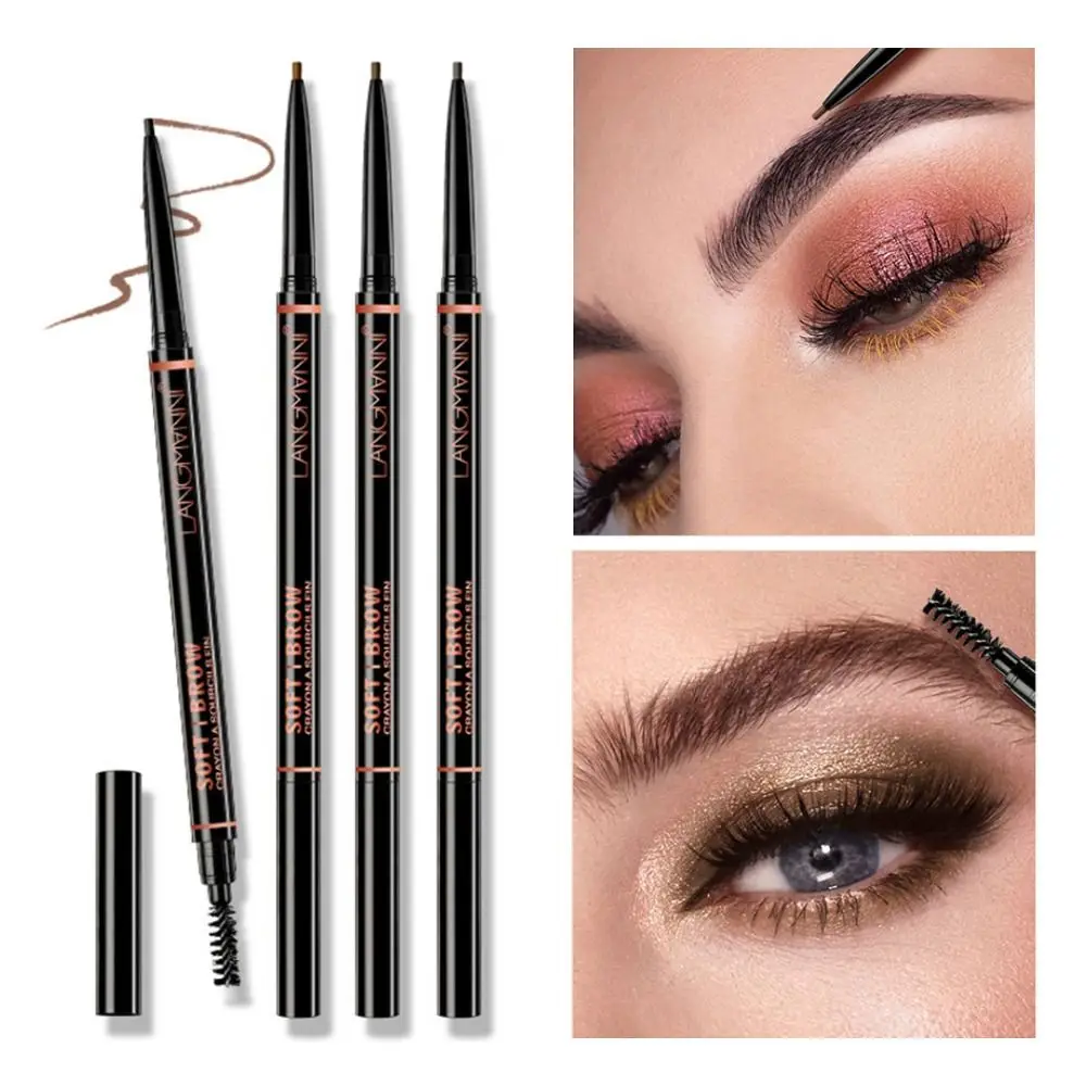 New Smudgeproof Eyebrow Pencil Natural Long-Lasting Eyebrow Pen Easy Coloring Ultra Fine Brow Enhancer