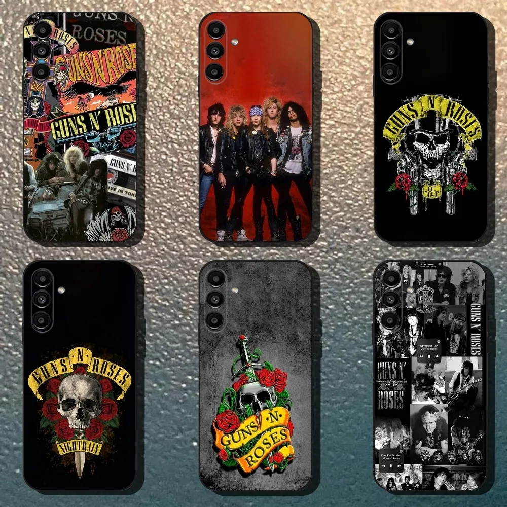 

Band G-Guns N Roses Phone Case For Samsung Galaxy A13,A21s,A22,A31,A32,A52,A53,A71,A80,Soft Black Shell