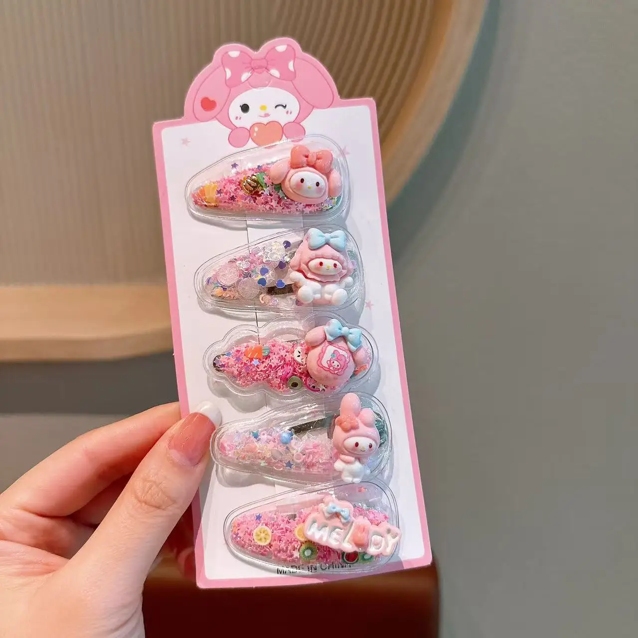 مشبك رمال متحركة جديد دبوس شعر جميل دبوس شعر حلو