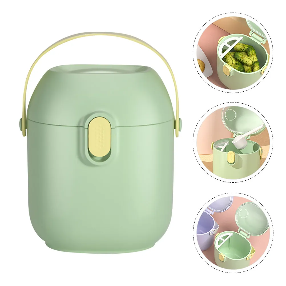 

Portable Baby Milk Powder Box Large Capacity Leak Proof Milk Powder Storage Container Lightweight Food Grade Safe Baby Use