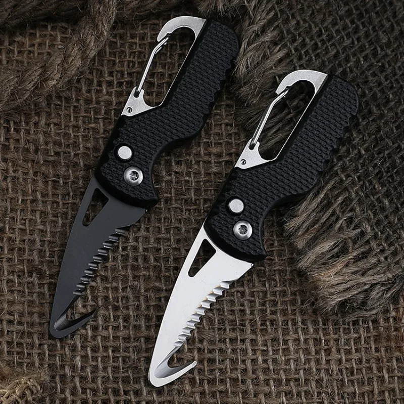1-4PCS Portable Mini Unboxing Tool Letter Opener Serrated Hook Package Opener Express Box Cutter Safe Compact Tool