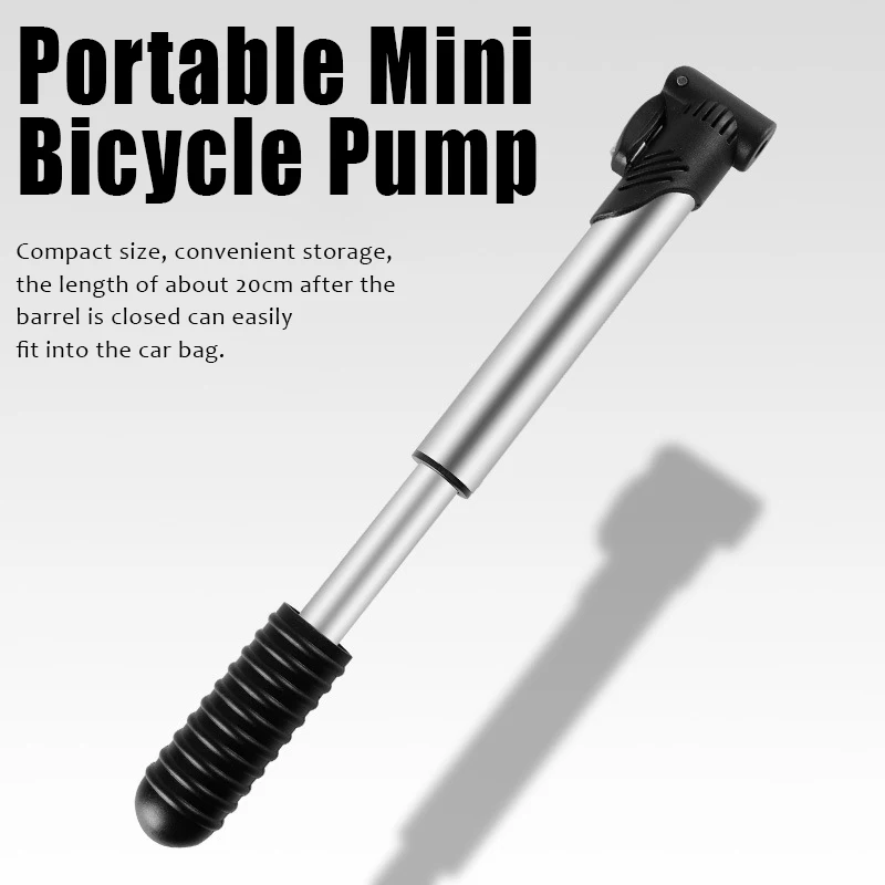 Bicycle Convenient Mini Pump Portable Cycling Hand Air Pump Inflator Basketball Football Inflatable Bike Equipment Accessories