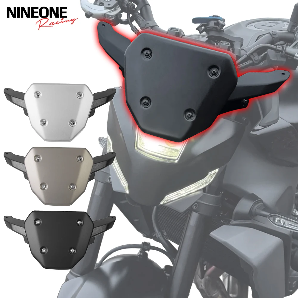 

Flyscreen Front Fairing Wind Deflectors Windshield Bracket Windscreen Protector Cover For Yamaha MT-09 MT09 SP MT09SP 2024-2025