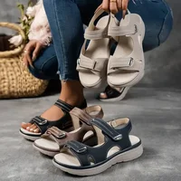 New Summer Casual Platform Sandals Women Comfortable Fashion Thick Sole Outdoor Sports Sandals Non Slip Wading Beach Shoes Women - Image 2