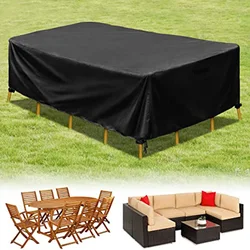 Outdoor Garden Furniture Cover for Sofa Table Chair Patio Bench Waterproof Wind-Proof Anti-UV Against Rain Snow