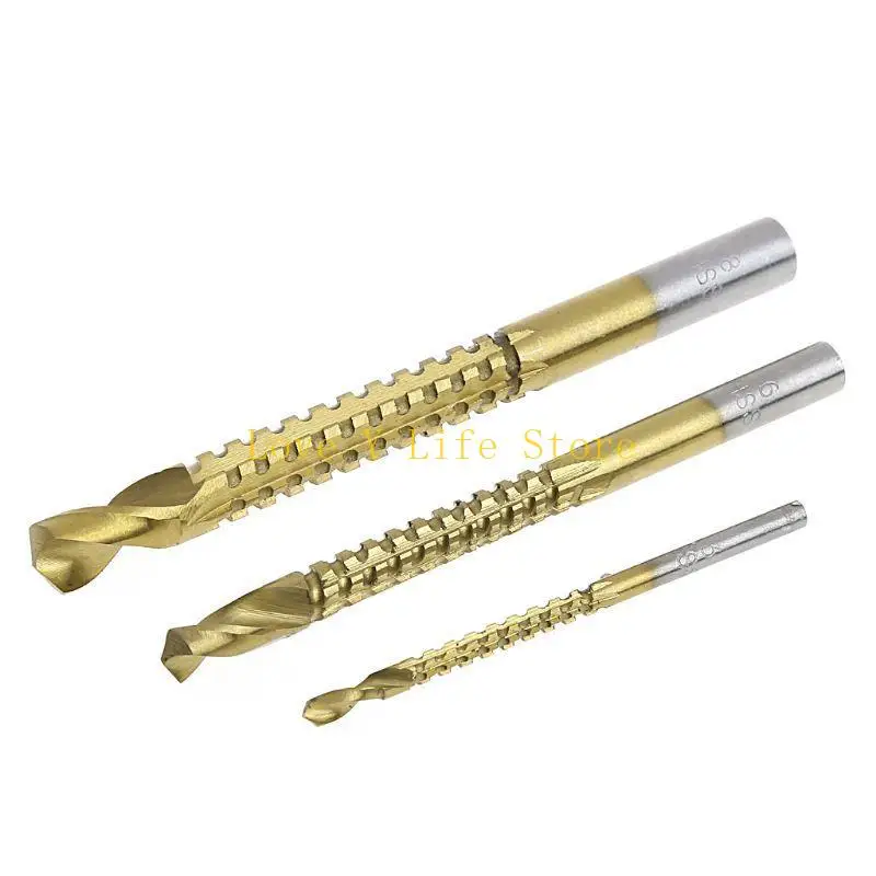 L74C 6 pezzi/set acciaio HSS per taglio fori per per trapano a gradino in titanio 4-32 mm metallico