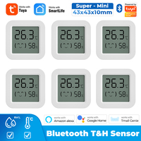 1PCS Smart Temperature Humidity Sensor Tuya Indoor Hygrometer Thermometer Bluetooth-compatible for Alexa Google Smart Life APP