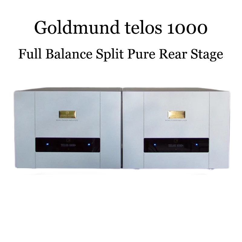 Усилитель мощности Goldmund Telos 1000 550 Вт * 2 HIFI, полностью балансный домашний высококачественный аудиоусилитель, разделенный усилитель, реплика Goldmund