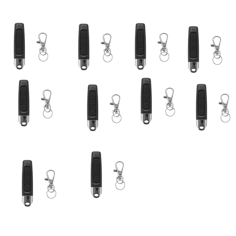 10X 433Mhz Remote Control Garage Gate Door Opener Remote Control Duplicator Clone Cloning Code Car Key A