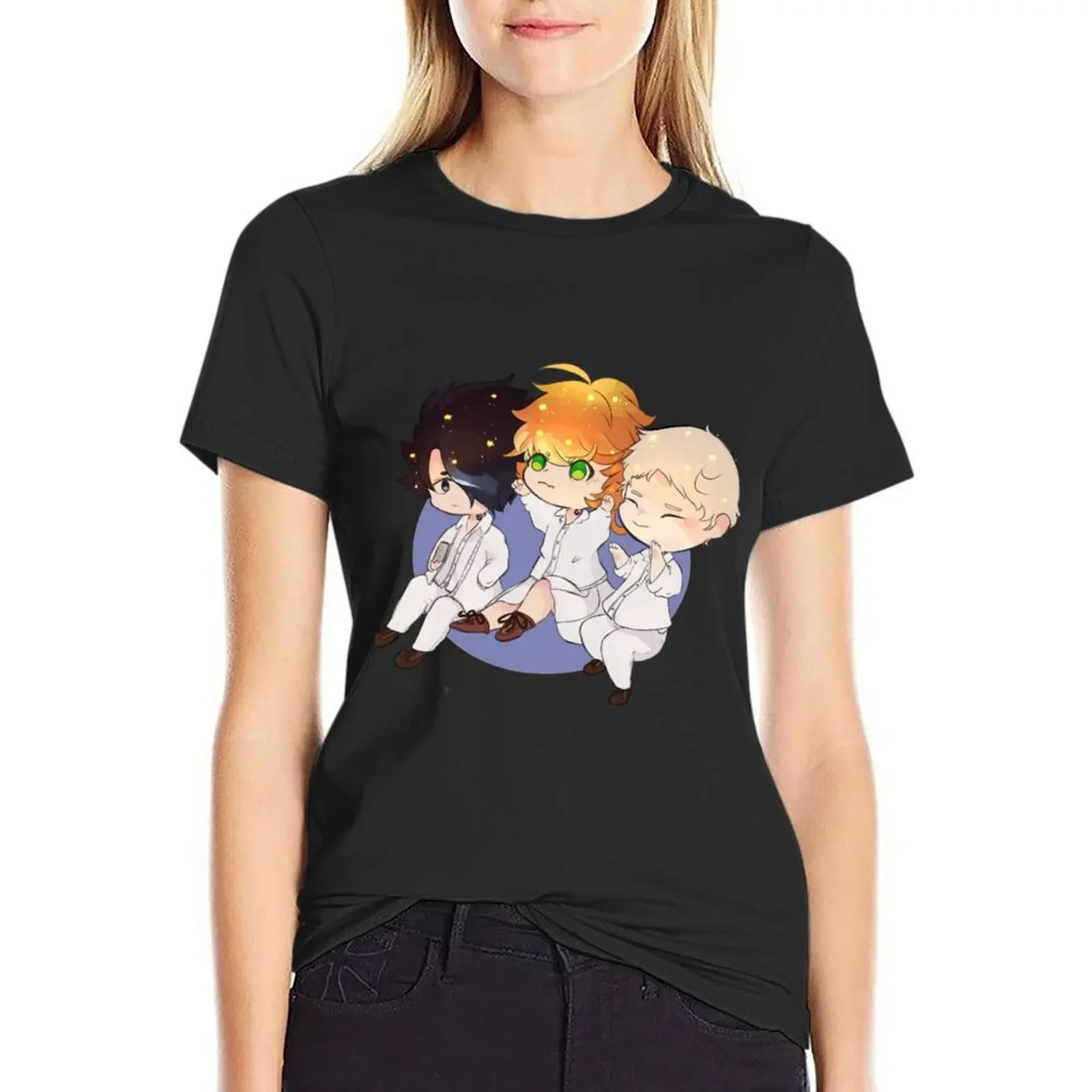 

The Promised Neverland T-Shirt summer clothes customs Short sleeve tee Women's tops
